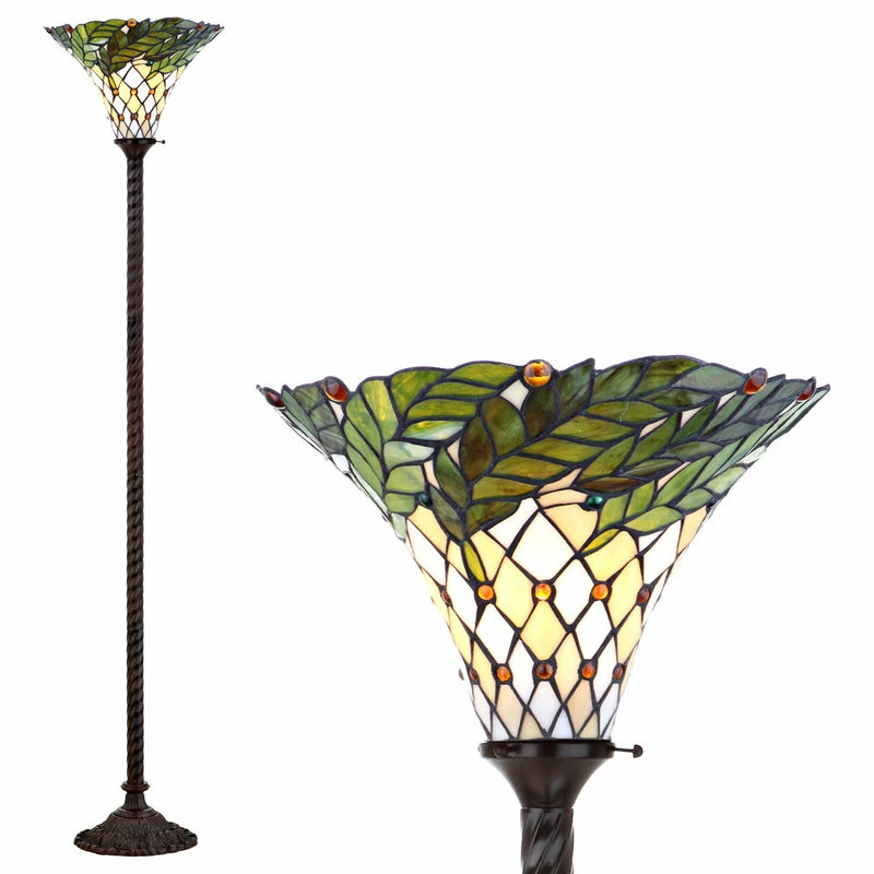 Coupon ๐ฅฐ JONATHAN Y Botanical Tiffany-Style 71" Torchiere Floor Lamp, Bronze ๐ฏ 3 Coupon ๐ฅฐ JONATHAN Y Botanical Tiffany-Style 71" Torchiere Floor Lamp, Bronze ๐ฏ