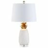 Discount ✔️ JONATHAN Y Pineapple 23'' Classic Vintage Ceramic LED Table Lamp, White/Gold 😍 -Lamps Sales Store 579195010f763091 5952 w800 h800 b1 p0