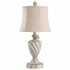 Outlet ⭐ StyleCraft Home Collection Cameron Table Lamp, Antique White, Antique White, Beige ❤️