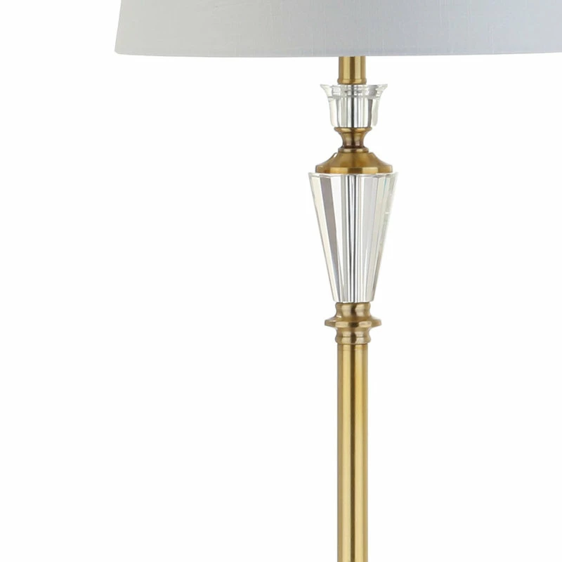 Deals ❤️ JONATHAN Y Harper 61" Crystal And Metal Floor Lamp, Brass Gold And Clear 😍 10 Deals ❤️ JONATHAN Y Harper 61" Crystal And Metal Floor Lamp, Brass Gold And Clear 😍 - Image 8