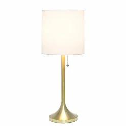 Top 10 ✔️ Simple Designs Gold Tapered Table Lamp With White Fabric Drum Shade 👍 -Lamps Sales Store 5ac1c7ab0e820a63 2759 w800 h800 b1 p0