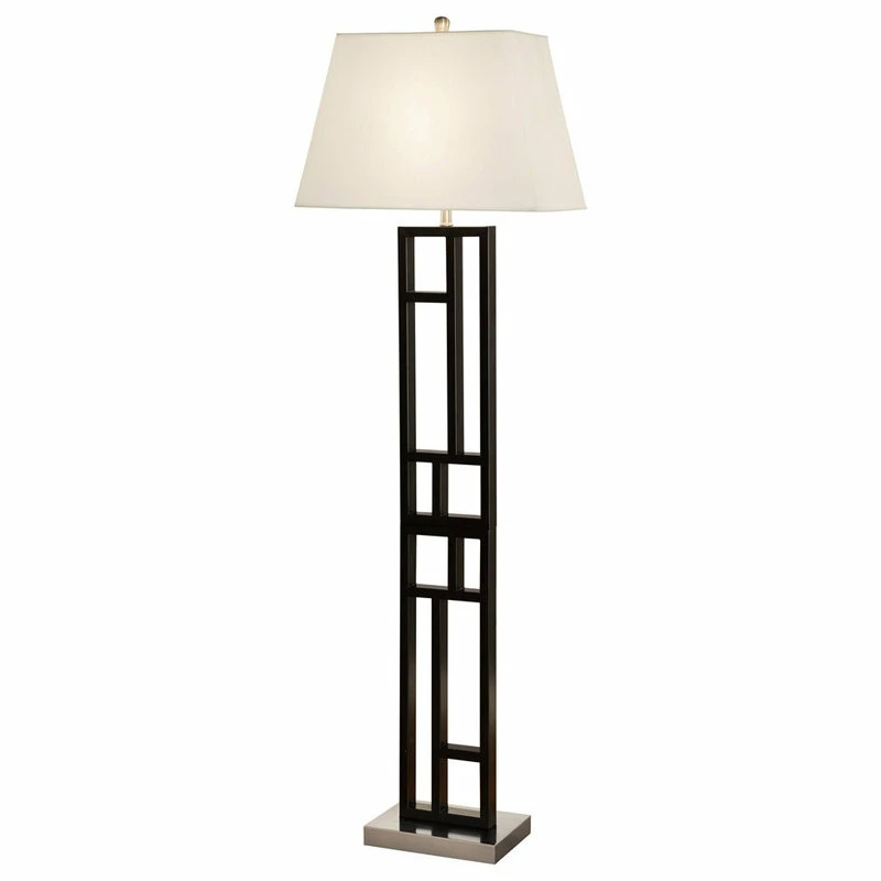 Best deal ๐คฉ Artiva Perry 64" Geometric-Sculptured, Black And Brushed Steel Finished Floor Lamp ๐ 3 Best deal ๐คฉ Artiva Perry 64" Geometric-Sculptured, Black And Brushed Steel Finished Floor Lamp ๐