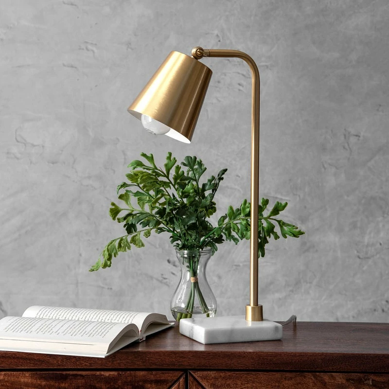 Buy 🥰 NuLOOM 20" Metal Hanging Bell Metal Shade Brass Finish 3-Way Switch Table Lamp ⭐ 6 Buy 🥰 NuLOOM 20" Metal Hanging Bell Metal Shade Brass Finish 3-Way Switch Table Lamp ⭐ - Image 4