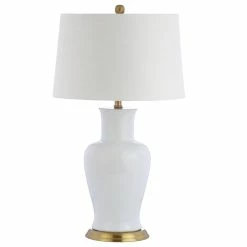 Cheapest 🥰 JONATHAN Y Julian 29" Ceramic Table Lamp, White/Gold 💯 16 Cheapest 🥰 JONATHAN Y Julian 29" Ceramic Table Lamp, White/Gold 💯 -Lamps Sales Store 60f1c406037d4890 6674 w800 h800 b1 p0