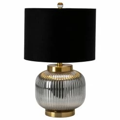 Deals 👍 Crestview Collection Amelia 1 Light Table Lamp, Handfinished Silver And Polished Gold 🤩