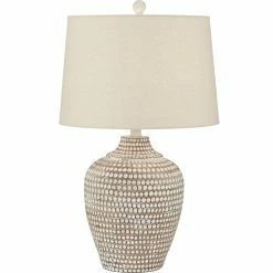 Best Sale 😉 Pacific Coast Lighting Resin 🔨 Hammered Lamp, Brown 👍