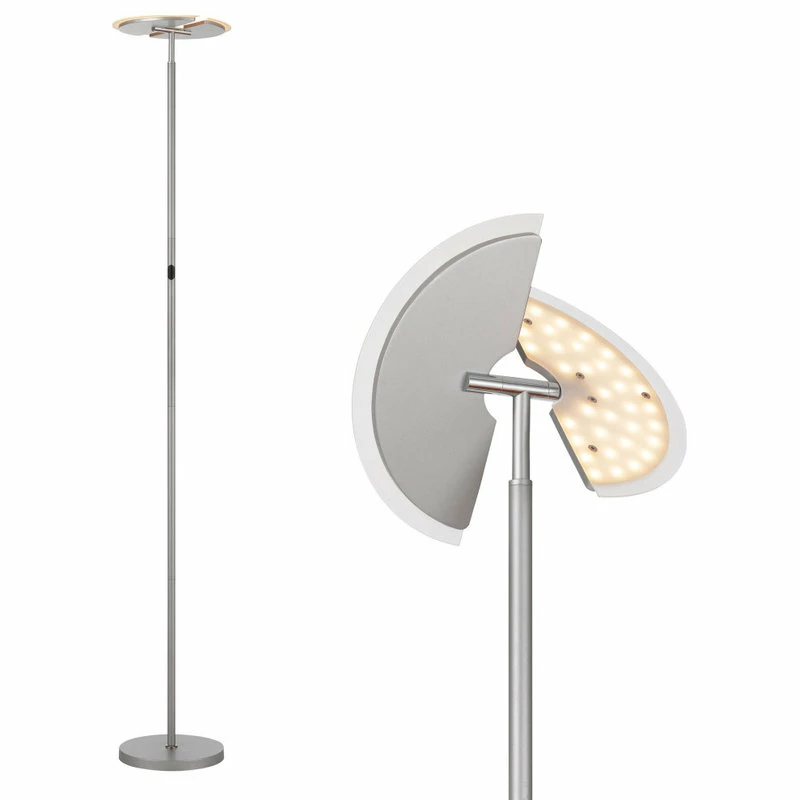 Cheapest 😉 Starry Sky Trading Inc LED Floor Lamp Dimmable Uplight Tall Standing Torchiere Lamp Silver Finish 🥰 3 Cheapest 😉 Starry Sky Trading Inc LED Floor Lamp Dimmable Uplight Tall Standing Torchiere Lamp Silver Finish 🥰