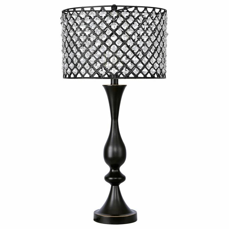 Best deal ๐งจ LumiSource 27.5" Oiled Rubbed Bronze Table Lamp With Crystal Bling Shade ๐ 3 Best deal ๐งจ LumiSource 27.5" Oiled Rubbed Bronze Table Lamp With Crystal Bling Shade ๐
