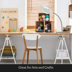 Coupon 🥰 Brightech LightView Pro LED Magnifying Floor Lamp, Daylight Bright, Magnifier, 5 Diopter 🌟 -Lamps Sales Store 69e132b70fcf3443 8242 w800 h800 b0 p0