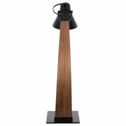 Best Pirce 🎁 LumiSource Noah Table Lamp, Walnut And Black 😍 -Lamps Sales Store 7291cbc20a5e463c 5802 w800 h800 b1 p0