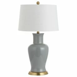 Promo 👍 JONATHAN Y Julian 29" Ceramic Table Lamp, Gray 👏 -Lamps Sales Store 72b1168b0387c042 1238 w800 h800 b1 p0
