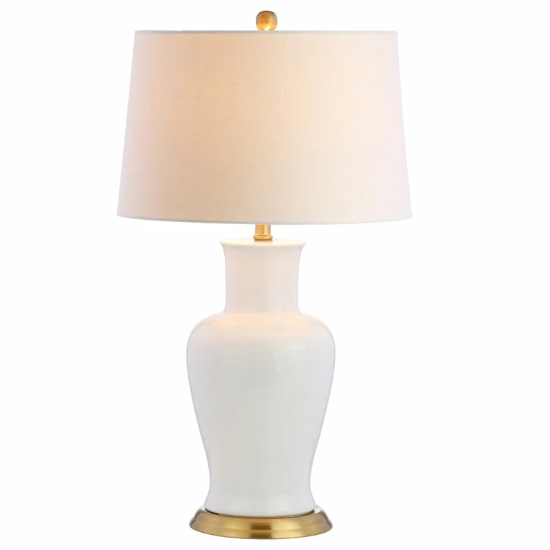 Cheapest 🥰 JONATHAN Y Julian 29" Ceramic Table Lamp, White/Gold 💯 3 Cheapest 🥰 JONATHAN Y Julian 29" Ceramic Table Lamp, White/Gold 💯