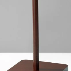Discount 😍 Adesso Ellis Floor Lamp, Walnut Rubberwood 🎁 -Lamps Sales Store 76112c050ddd56e6 6921 w800 h800 b0 p0