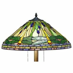 Buy 🔥 Serena D'italia Tiffany 2-Light Green Dragonfly 58" Floor Lamp 👏 -Lamps Sales Store 77411dd509a5c939 7183 w800 h800 b1 p0