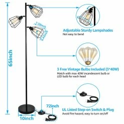 Cheapest ❤️ W86 Trading Co., LLC 40W 3-Light Floor Uplight Lamp With Metal Shade, ETL-Listed 🥰 17 Cheapest ❤️ W86 Trading Co., LLC 40W 3-Light Floor Uplight Lamp With Metal Shade, ETL-Listed 🥰 -Lamps Sales Store 7901996b0368ad5f 3058 w800 h800 b1 p0