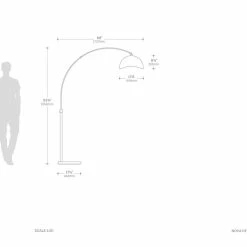 Brand new 😍 Nova Of California Luna Bella Arc Lamp Weathered Brass 88" Weathered Brass 😀 -Lamps Sales Store 7c1133b101b3d442 6991 w800 h800 b0 p0