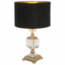 Promo ⭐ Brimfield & May Glam Gold Crystal Table Lamp 39962 🎁