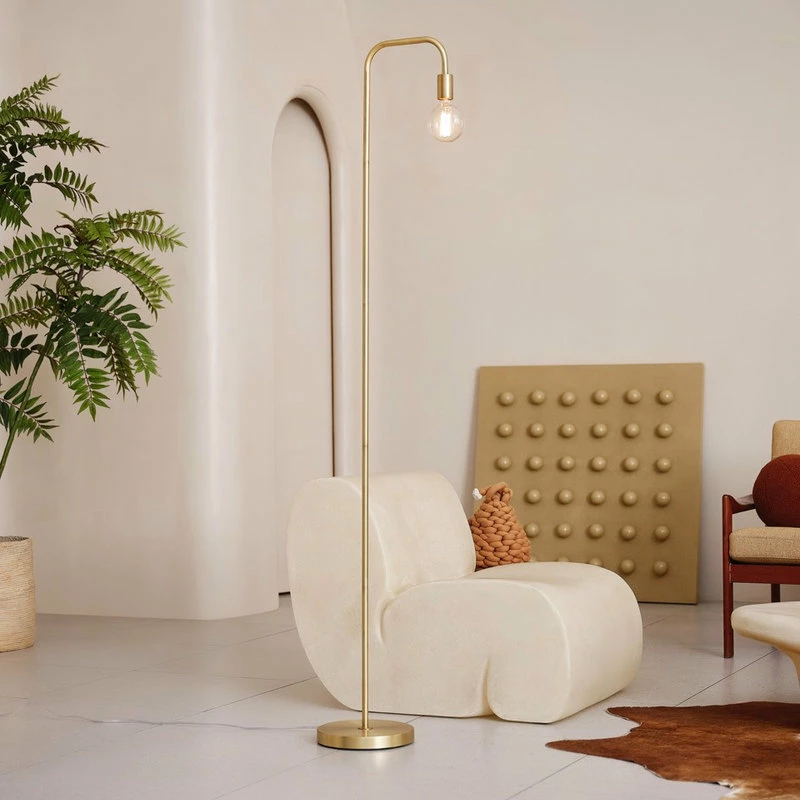 Flash Sale ๐ Globe Electric Holden 70" Black Floor Lamp, Matte Brass ๐ฅ 5 Flash Sale ๐ Globe Electric Holden 70" Black Floor Lamp, Matte Brass ๐ฅ - Image 3