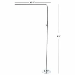 Best Sale 👏 JONATHAN Y Natalie 63" LED Integrated Floor Lamp, Chrome 😉 -Lamps Sales Store 81518e4b037e3cc3 5731 w800 h800 b1 p0