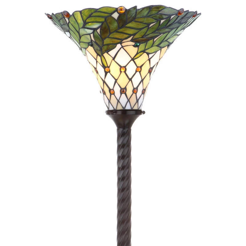 Coupon ๐ฅฐ JONATHAN Y Botanical Tiffany-Style 71" Torchiere Floor Lamp, Bronze ๐ฏ 5 Coupon ๐ฅฐ JONATHAN Y Botanical Tiffany-Style 71" Torchiere Floor Lamp, Bronze ๐ฏ - Image 3