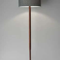 Discount 😍 Adesso Ellis Floor Lamp, Walnut Rubberwood 🎁 -Lamps Sales Store 84916ccb0ddd56e4 6921 w800 h800 b0 p0
