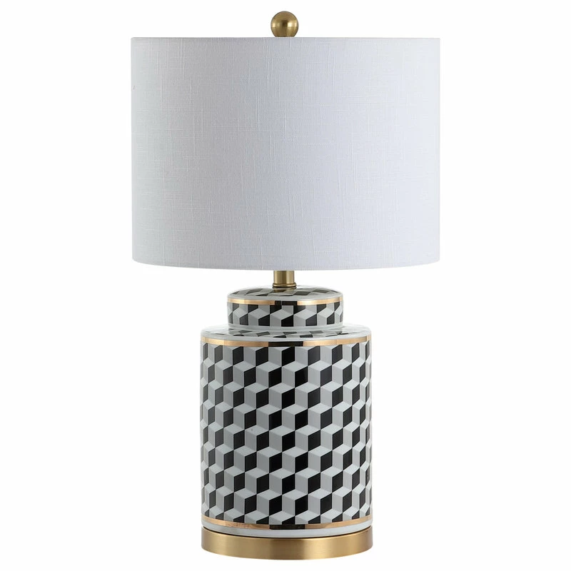 Deals ๐ JONATHAN Y Ellie 24.5" Tumbling Block Ceramic, Metal LED Table Lamp, Black ๐ฅฐ 7 Deals ๐ JONATHAN Y Ellie 24.5" Tumbling Block Ceramic, Metal LED Table Lamp, Black ๐ฅฐ - Image 5