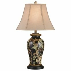 Best deal 🛒 Crestview Collection Windham Hand Painted Floral Pattern Ceramic Table Lamp 🌟