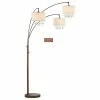 Buy ❤️ Artiva Lumiere IV LED Crystal Arched Floor Lamp, Dimmer, Antique Bronze, 80" 😍