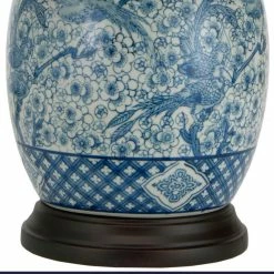 Brand new 🤩 Oriental Furniture 20" Classic Blue And White Porcelain Jar Lamp ❤️ -Lamps Sales Store 89011c040c9e88e4 8779 w800 h800 b0 p0