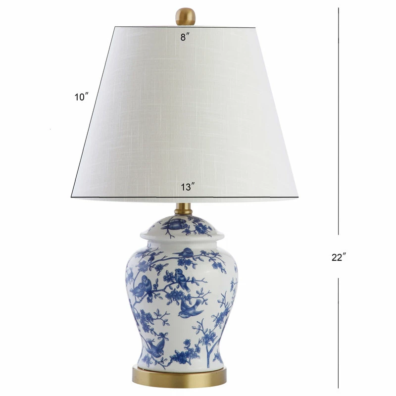 Best deal 🛒 JONATHAN Y Penelope 22" Chinoiserie Table Lamp, Blue And White, Set Of 2 🤩 10 Best deal 🛒 JONATHAN Y Penelope 22" Chinoiserie Table Lamp, Blue And White, Set Of 2 🤩 - Image 8