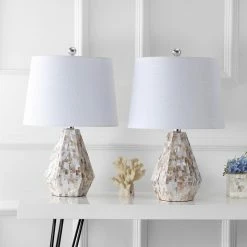 Buy 🔔 JONATHAN Y Isabella 21" Seashell Table Lamp, Natural Ivory, Set Of 2 ✨ 13 Buy 🔔 JONATHAN Y Isabella 21" Seashell Table Lamp, Natural Ivory, Set Of 2 ✨ -Lamps Sales Store 8ae13d240387c00e 1239 w800 h800 b0 p0