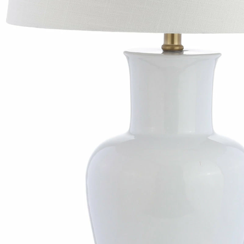 Cheapest 🥰 JONATHAN Y Julian 29" Ceramic Table Lamp, White/Gold 💯 9 Cheapest 🥰 JONATHAN Y Julian 29" Ceramic Table Lamp, White/Gold 💯 - Image 7