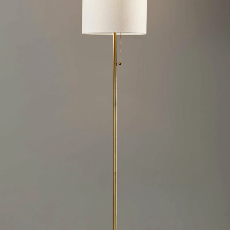 Hot Sale π Adesso Fiona Flr Lamp- Antique Brass π 4 Hot Sale π Adesso Fiona Flr Lamp- Antique Brass π - Image 2