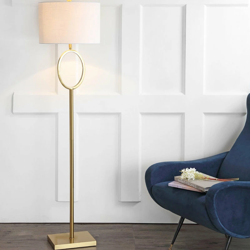 Hot Sale ๐งจ JONATHAN Y April Metal Modern Contemporary LED Floor Lamp, Brass Gold ๐ 5 Hot Sale ๐งจ JONATHAN Y April Metal Modern Contemporary LED Floor Lamp, Brass Gold ๐ - Image 3