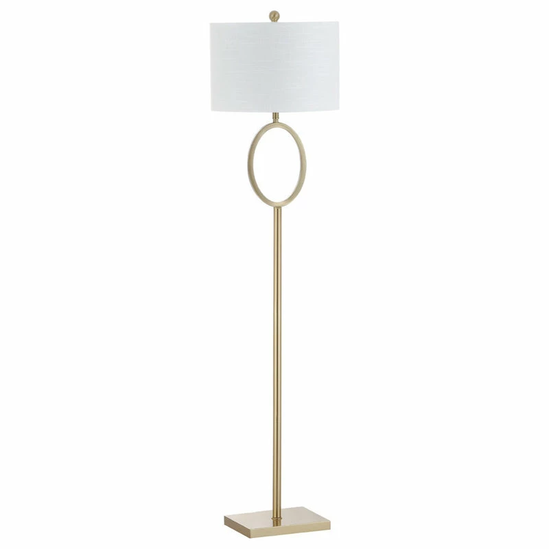Hot Sale ๐งจ JONATHAN Y April Metal Modern Contemporary LED Floor Lamp, Brass Gold ๐ 7 Hot Sale ๐งจ JONATHAN Y April Metal Modern Contemporary LED Floor Lamp, Brass Gold ๐ - Image 5