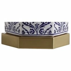 Cheapest 🎉 JONATHAN Y Diana 23.5" Ginger Jar Ceramic, Metal LED Table Lamp, Blue, White 👏 -Lamps Sales Store 98717eeb0387bcc7 0299 w800 h800 b1 p0