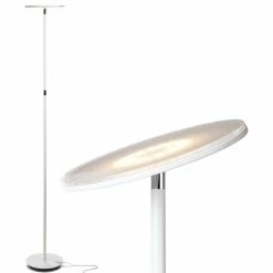 Discount ⌛ Brightech Sky LED Torchiere Super Bright Floor Lamp - Contemporary Lamp, Alpine 🧨