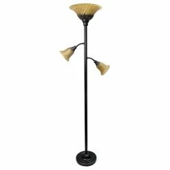 Cheap โ๏ธ ELEGANT DESIGNS 3-Light Floor Lamp With Scalloped Glass Shades, Restoration Bronze ๐ 5 Cheap โ๏ธ ELEGANT DESIGNS 3-Light Floor Lamp With Scalloped Glass Shades, Restoration Bronze ๐ -Lamps Sales Store 9f51bd750ba249c1 4786 w800 h800 b1 p0