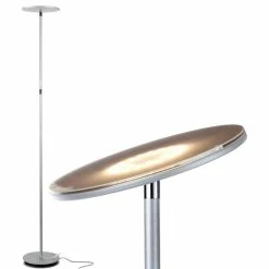Cheap ⌛ Brightech Sky Flux LED Torchiere Floor Lamp, Platinum Silver 🛒