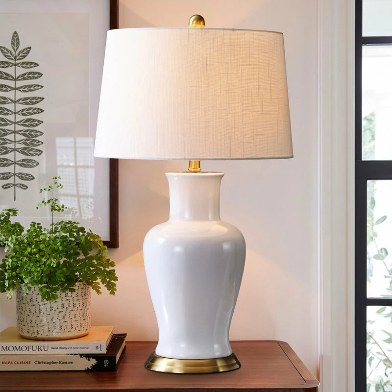 Cheapest 🥰 JONATHAN Y Julian 29" Ceramic Table Lamp, White/Gold 💯 7 Cheapest 🥰 JONATHAN Y Julian 29" Ceramic Table Lamp, White/Gold 💯 - Image 5