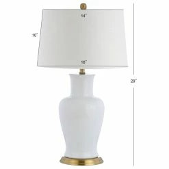 Cheapest 🥰 JONATHAN Y Julian 29" Ceramic Table Lamp, White/Gold 💯 19 Cheapest 🥰 JONATHAN Y Julian 29" Ceramic Table Lamp, White/Gold 💯 -Lamps Sales Store a351e3ef037d4898 6674 w800 h800 b1 p0