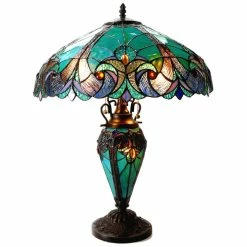 Promo 👍 CHLOE Lighting, Inc. Liaison 3-Light Victorian Double Lit Table Lamp 😀