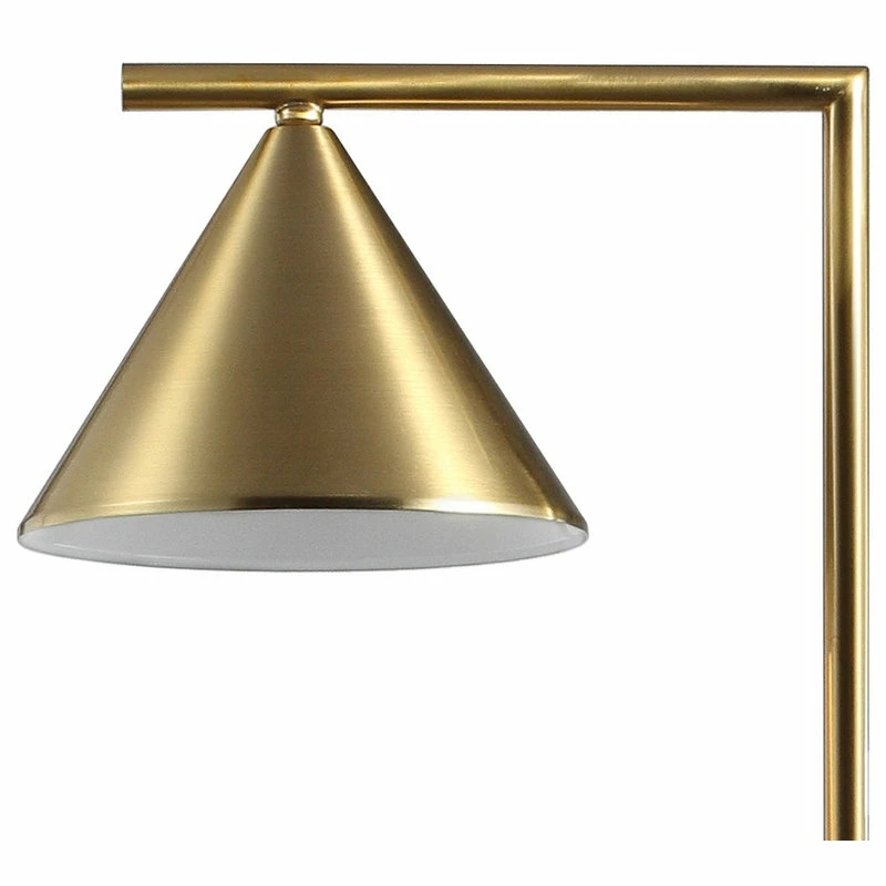 Flash Sale ๐ JONATHAN Y Chelsea 60" Metal, Marble Cone Shade LED Floor Lamp, Brass, Black โจ 9 Flash Sale ๐ JONATHAN Y Chelsea 60" Metal, Marble Cone Shade LED Floor Lamp, Brass, Black โจ - Image 7