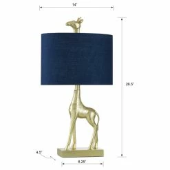 Wholesale 😍 StyleCraft Home Collection Golden Giraffe Table Lamp, Solid Gold, Navy Blue 😀 -Lamps Sales Store ab81cd09027d5c2e 5272 w800 h800 b1 p0