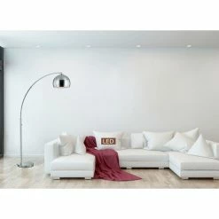 Wholesale 🎉 Artiva Alrigo 80" LED Arched Floor Lamp With Dimmer, Chrome 💯 -Lamps Sales Store add1c9ea0a32ed3d 4456 w800 h800 b0 p0