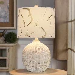 Top 10 🎁 StyleCraft Home Collection White Rattan Table Lamp, Natural With Wash, White, Seagull Print 🥰 -Lamps Sales Store adf166b40c7fe3a1 8882 w800 h800 b0 p0