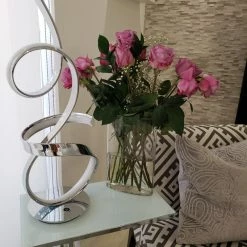 Promo 😉 Finesse Decor Amsterdam Table Lamp LED Strip & Touch Dimmer, Chrome 🛒 -Lamps Sales Store adf16f7400006d9d 7672 w800 h800 b0 p0