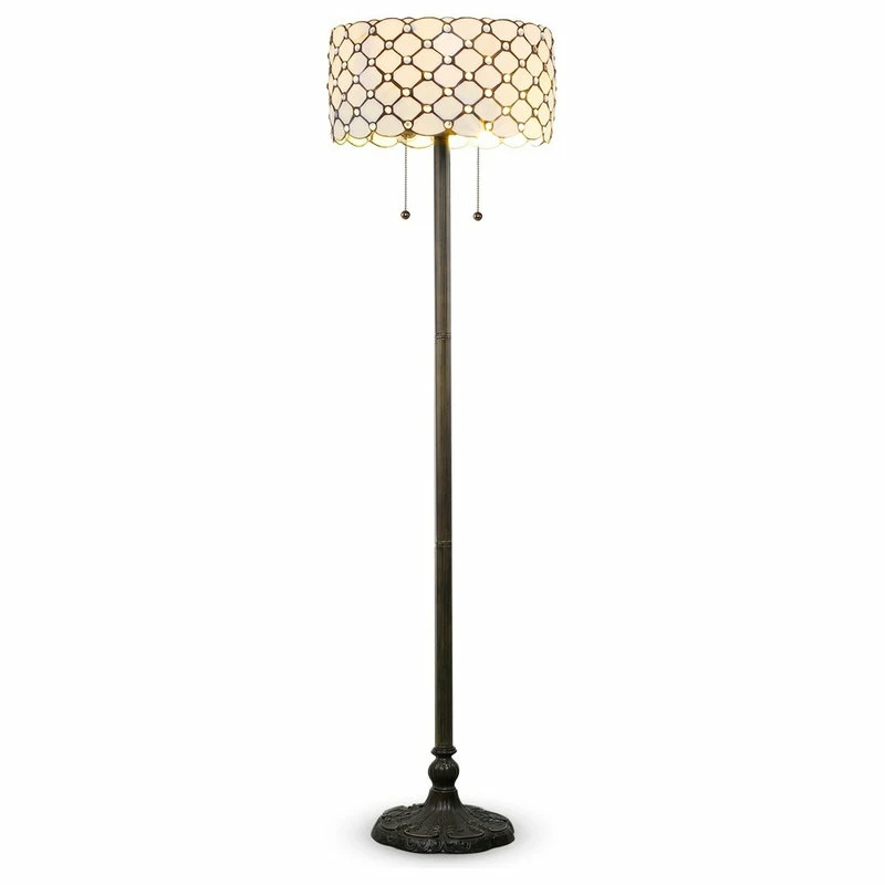 Flash Sale ๐ Serena D'italia Contemporary Tiffany 2-Light Jeweled 60" Bronze Floor Lamp ๐ 4 Flash Sale ๐ Serena D'italia Contemporary Tiffany 2-Light Jeweled 60" Bronze Floor Lamp ๐ - Image 2