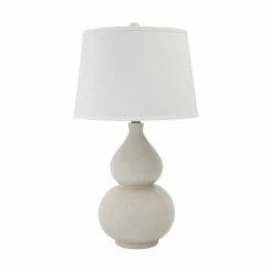 Outlet 🎁 Ashley Furniture Industries Ashley Furniture Saffi Ceramic Table Lamp In Cream ⌛