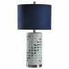 Promo 🥰 StyleCraft Home Collection School Of Fish Cylindrical Table Lamp, White,Silver,Sand, Navy Blue 😀 -Lamps Sales Store b1f1abe80c7fe384 2638 w800 h800 b1 p0